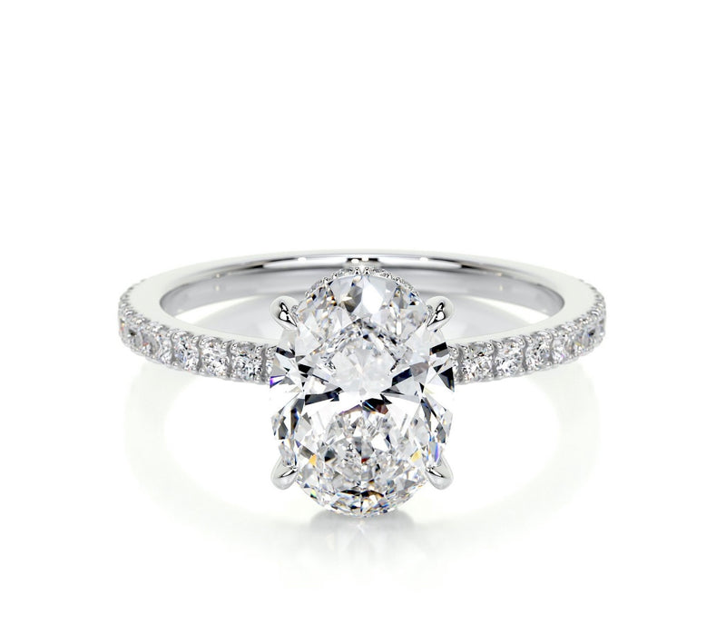 Oval Shape Diamond Rings