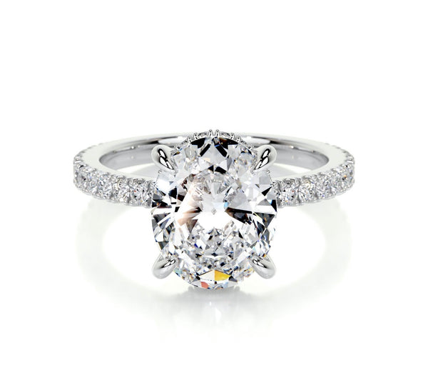 Oval Shape Diamond Rings